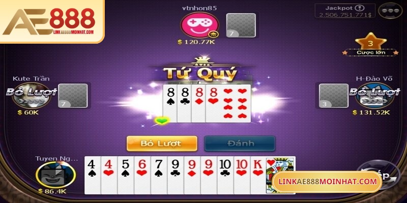 Phé bắn bài được xem là cách chơi Mậu Binh bất bại 